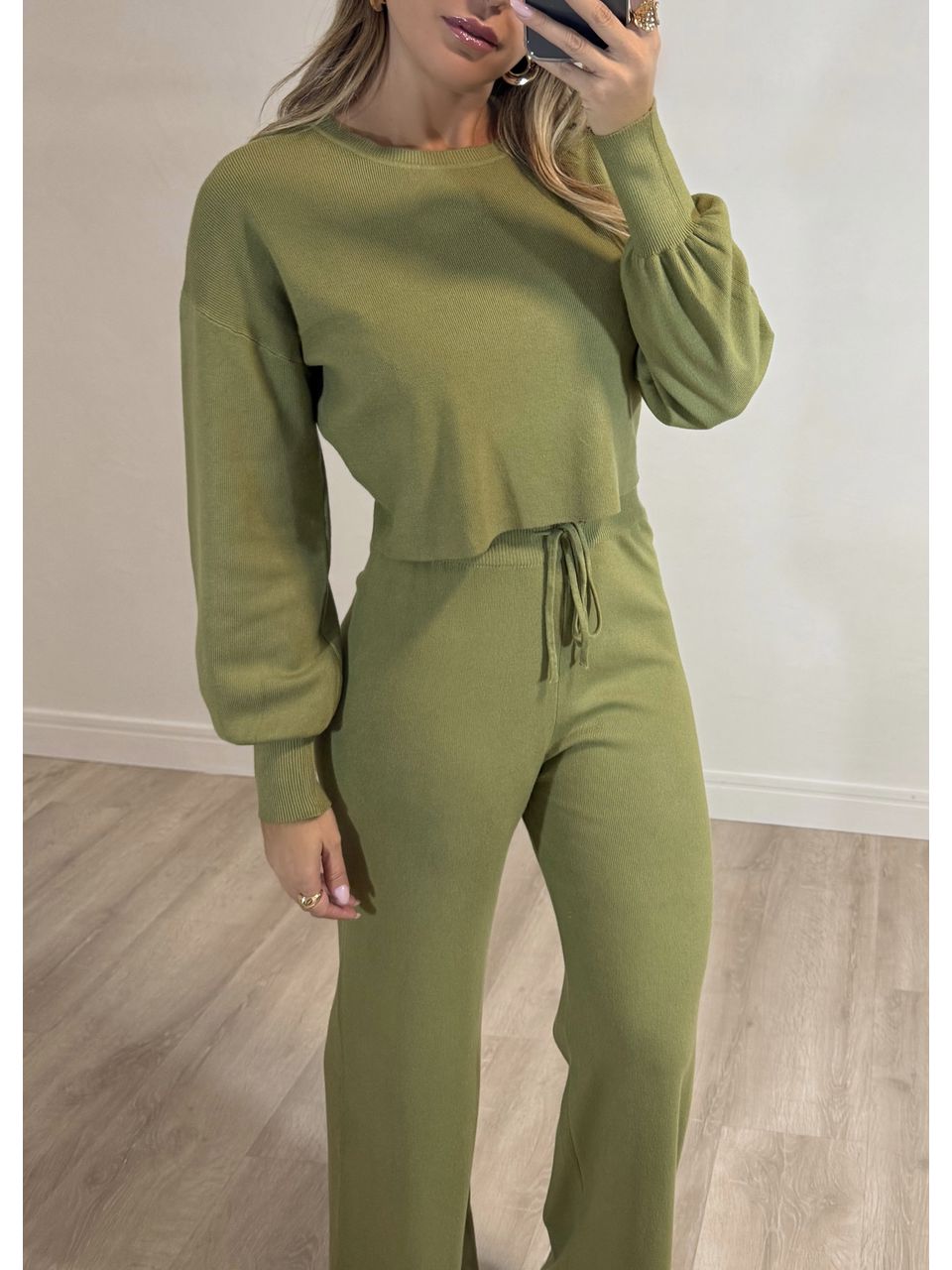 Conjunto Tricot Escócia