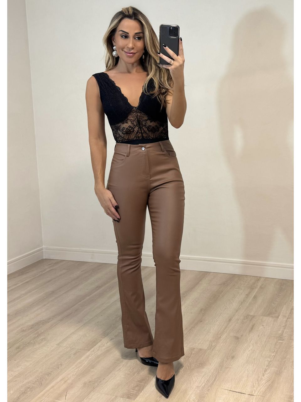 Calça Resinada Talita
