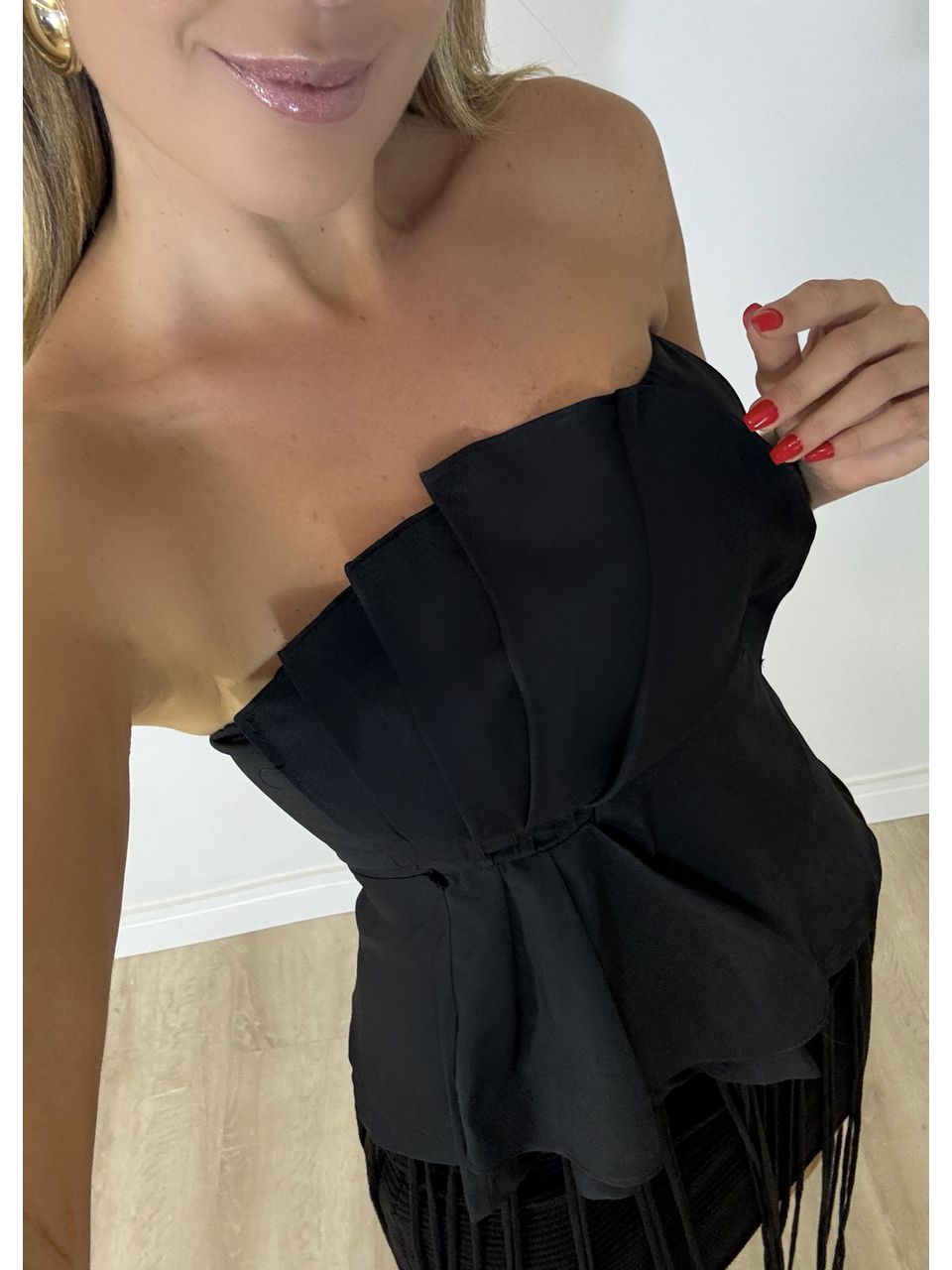 Blusa Tomara Que Caia Lavínia