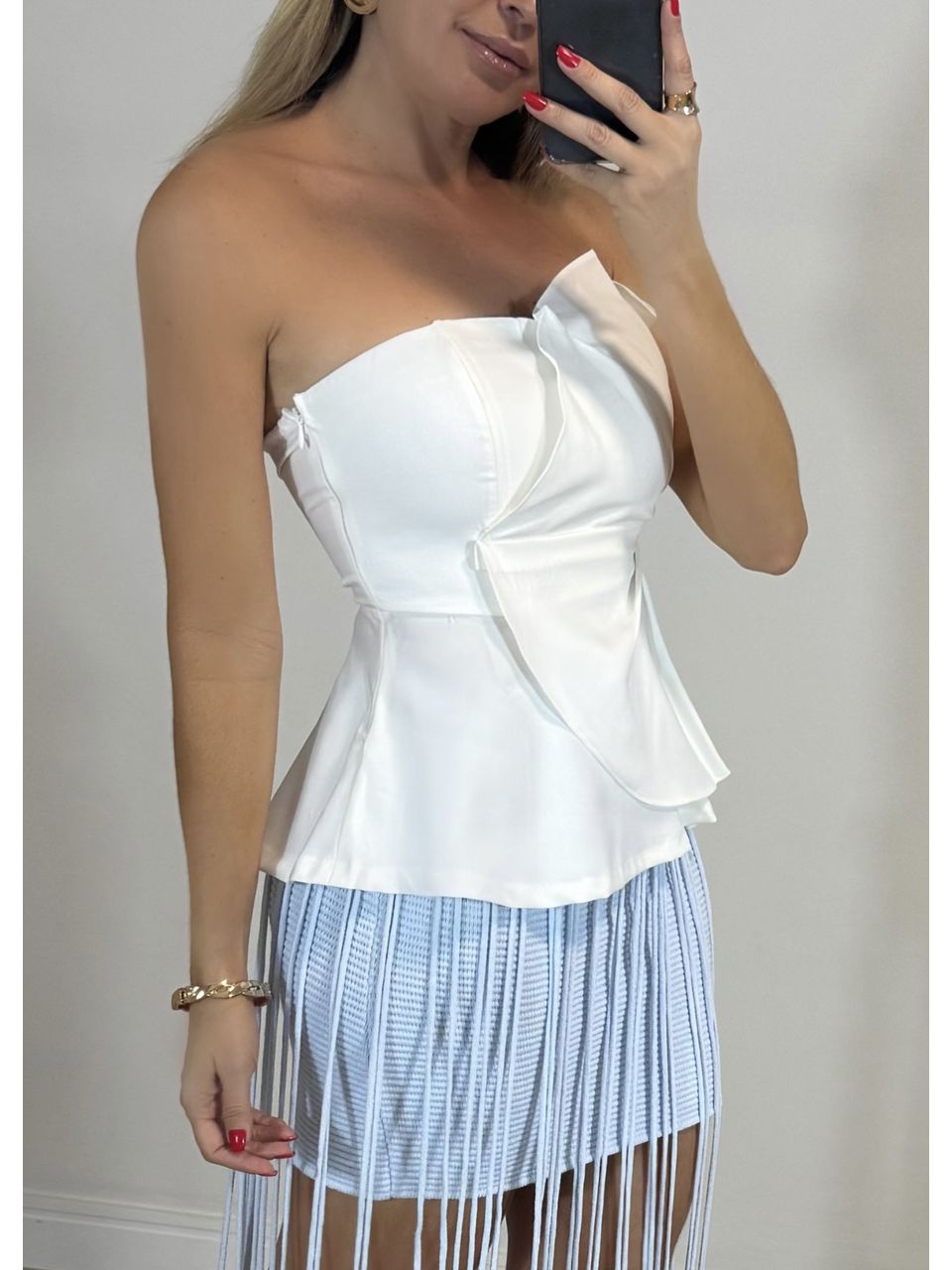 Blusa Tomara Que Caia Lavínia