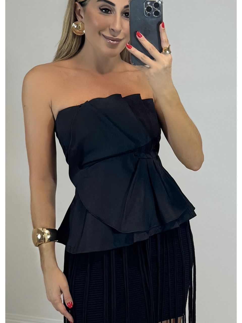 Blusa Tomara Que Caia Lavínia - 2175 - MADONNA BASIC