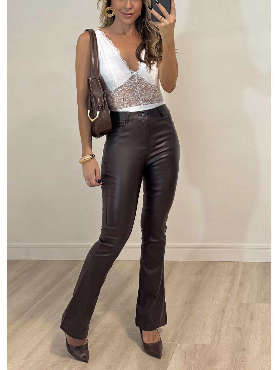 Calça Resinada Talita