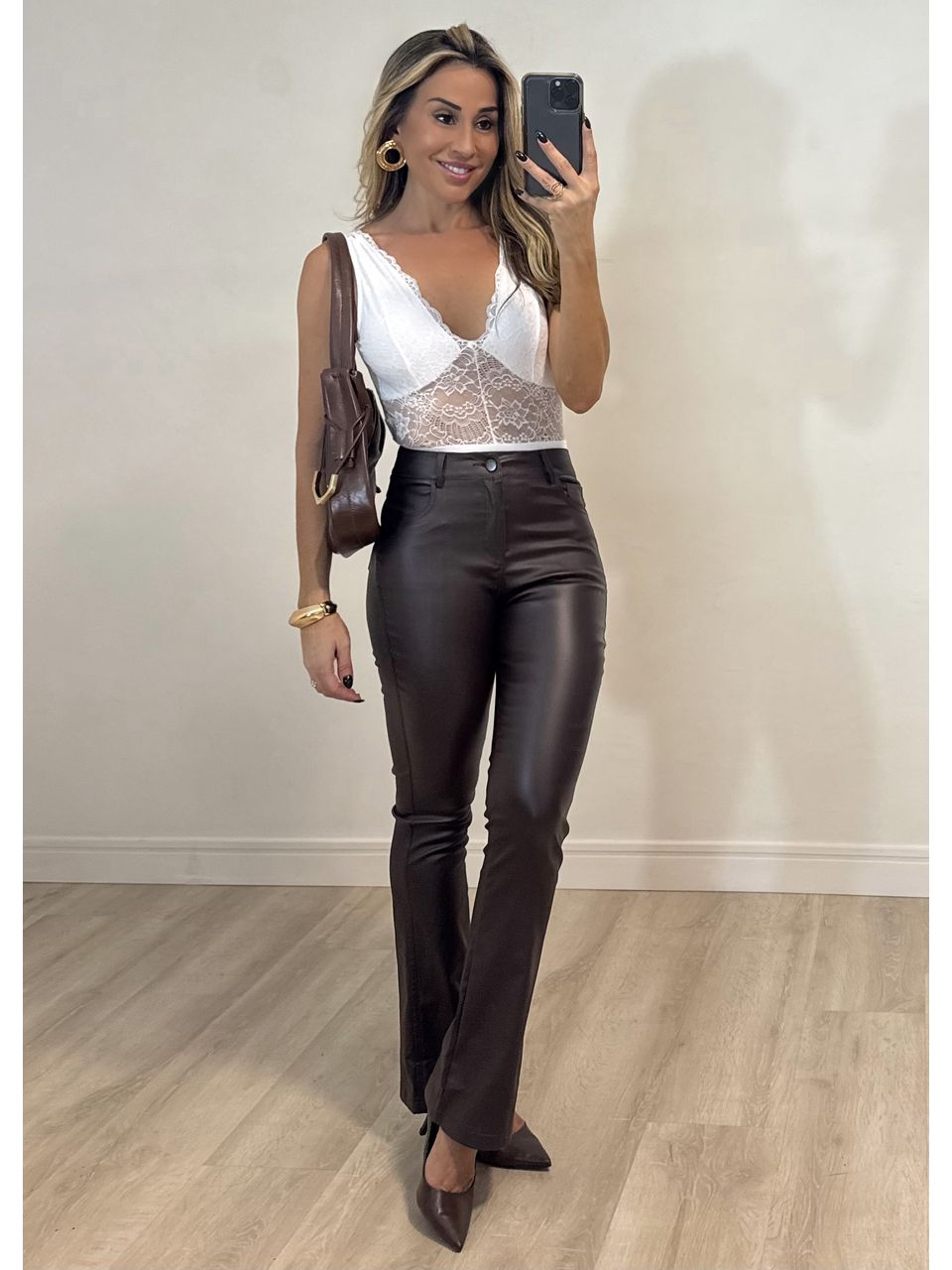 Calça Resinada Talita