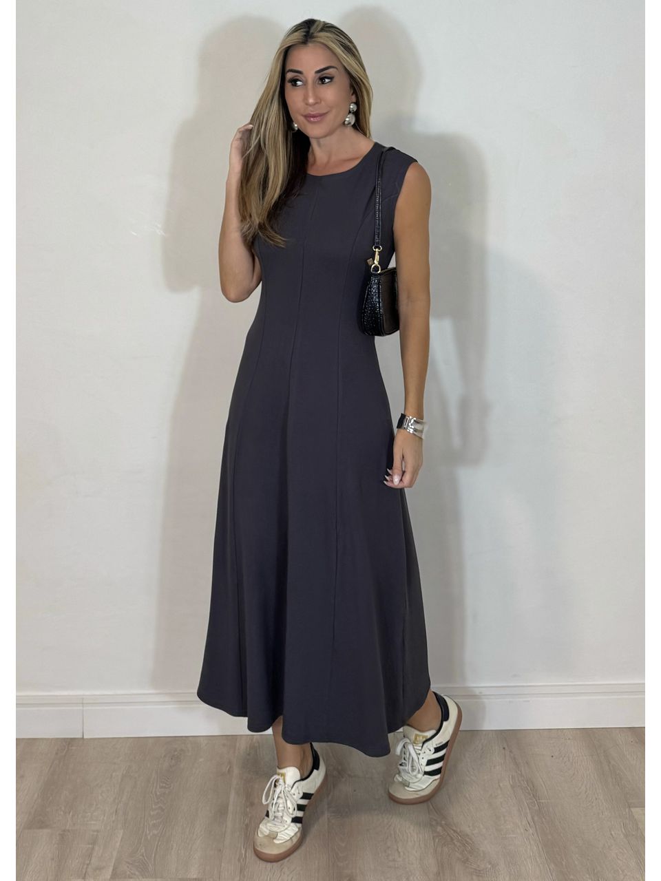 Vestido Malha Recortes - 4238 - MADONNA BASIC