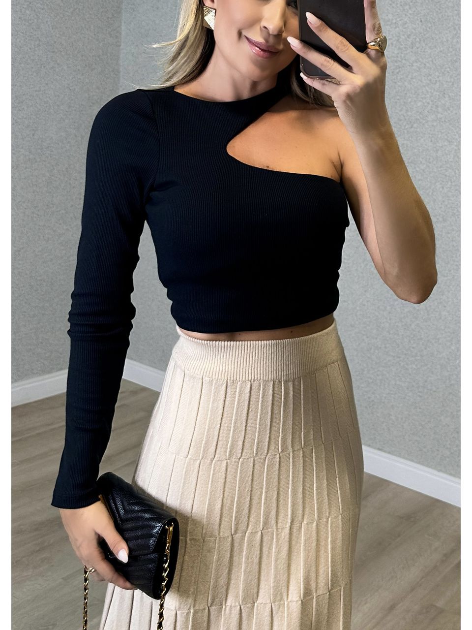  Blusa Canelada Eva - 2676 - MADONNA BASIC