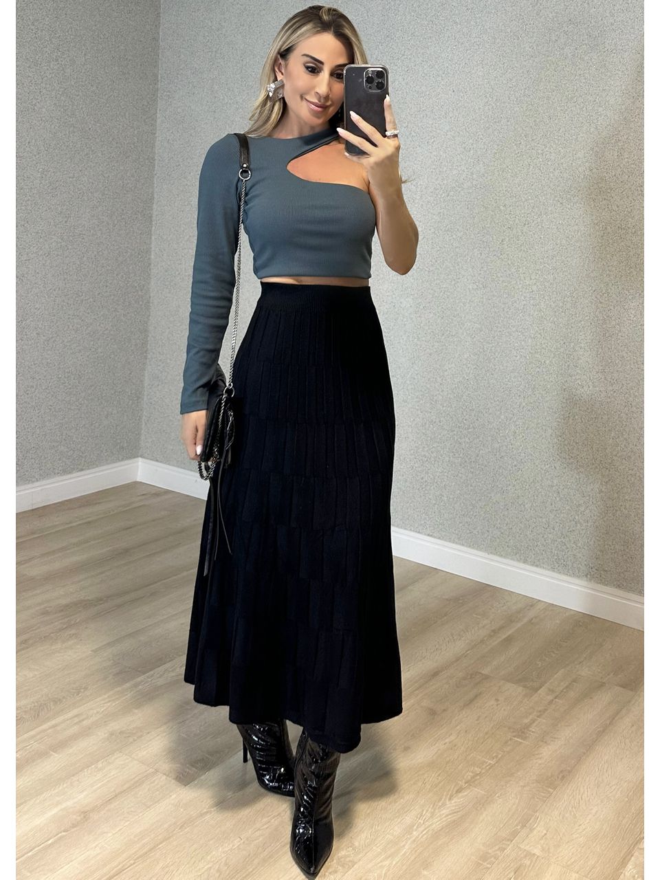 Blusa canelada Eva