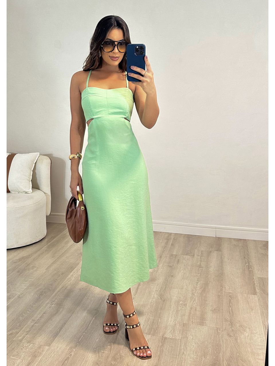 Vestido Midi Camile - 3319 - MADONNA BASIC