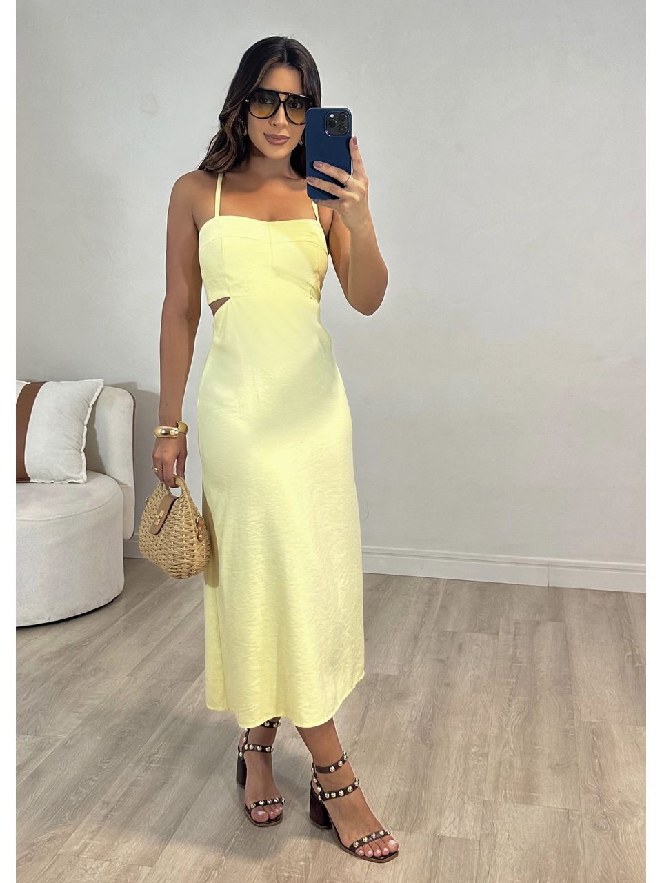 Vestido Midi Camile - 3321 - MADONNA BASIC