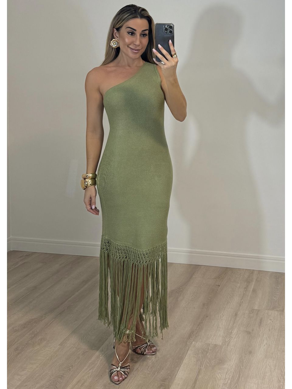  Vestido Franja Natasha - 2037 - MADONNA BASIC