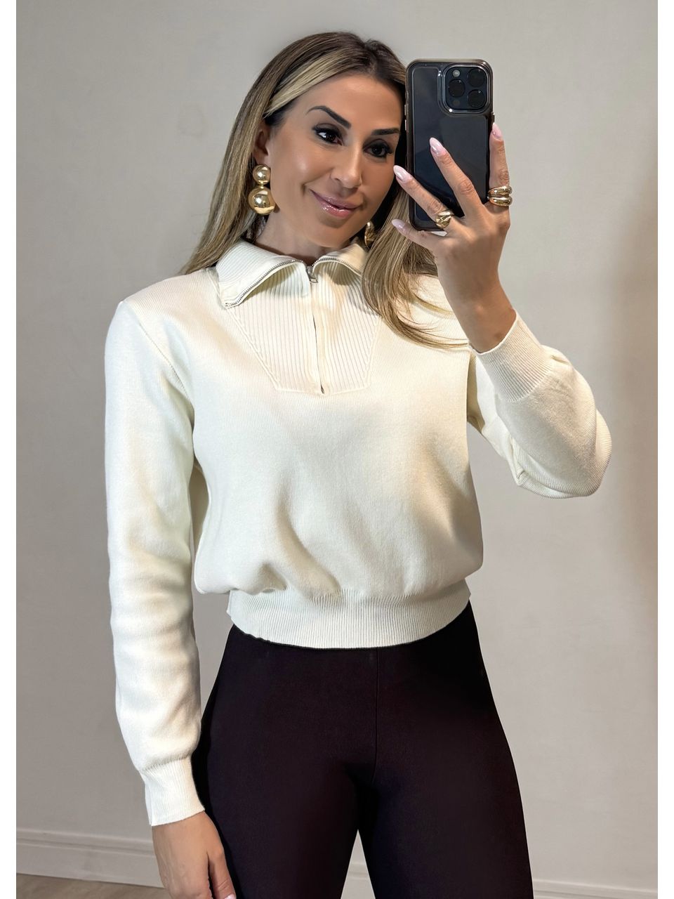 Blusa Tricot Chloé