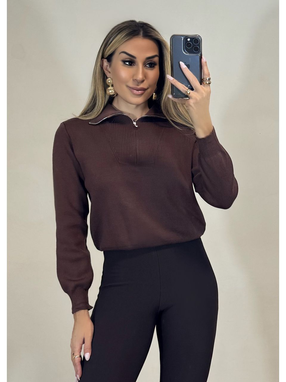Blusa Tricot Chloé
