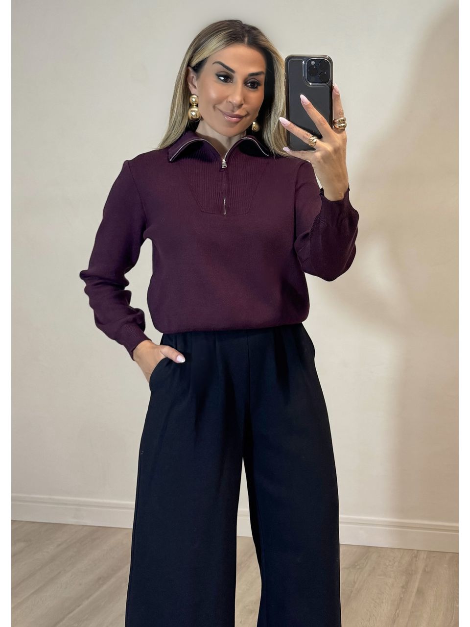 Blusa Tricot Chloé