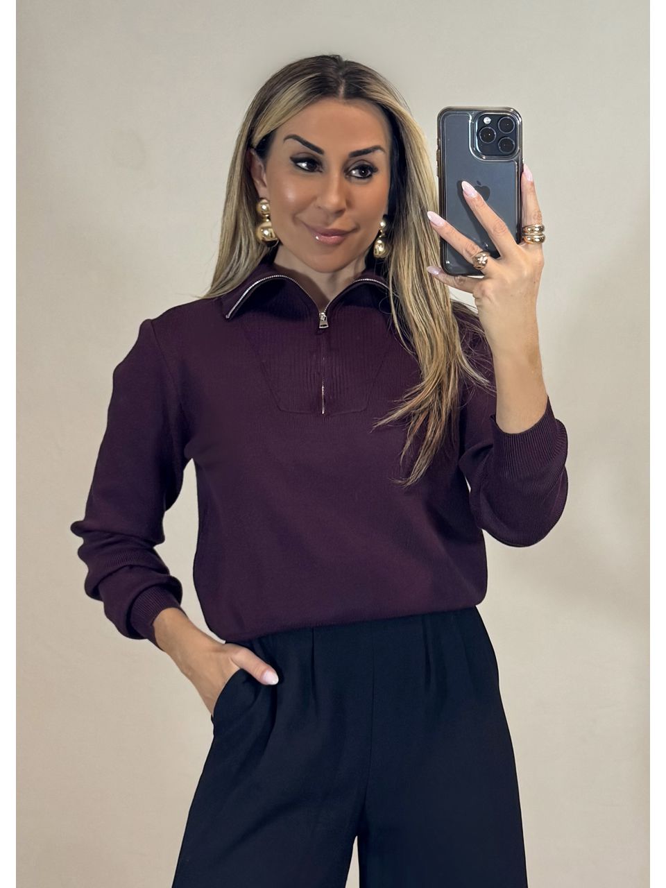 Blusa Tricot Chloé