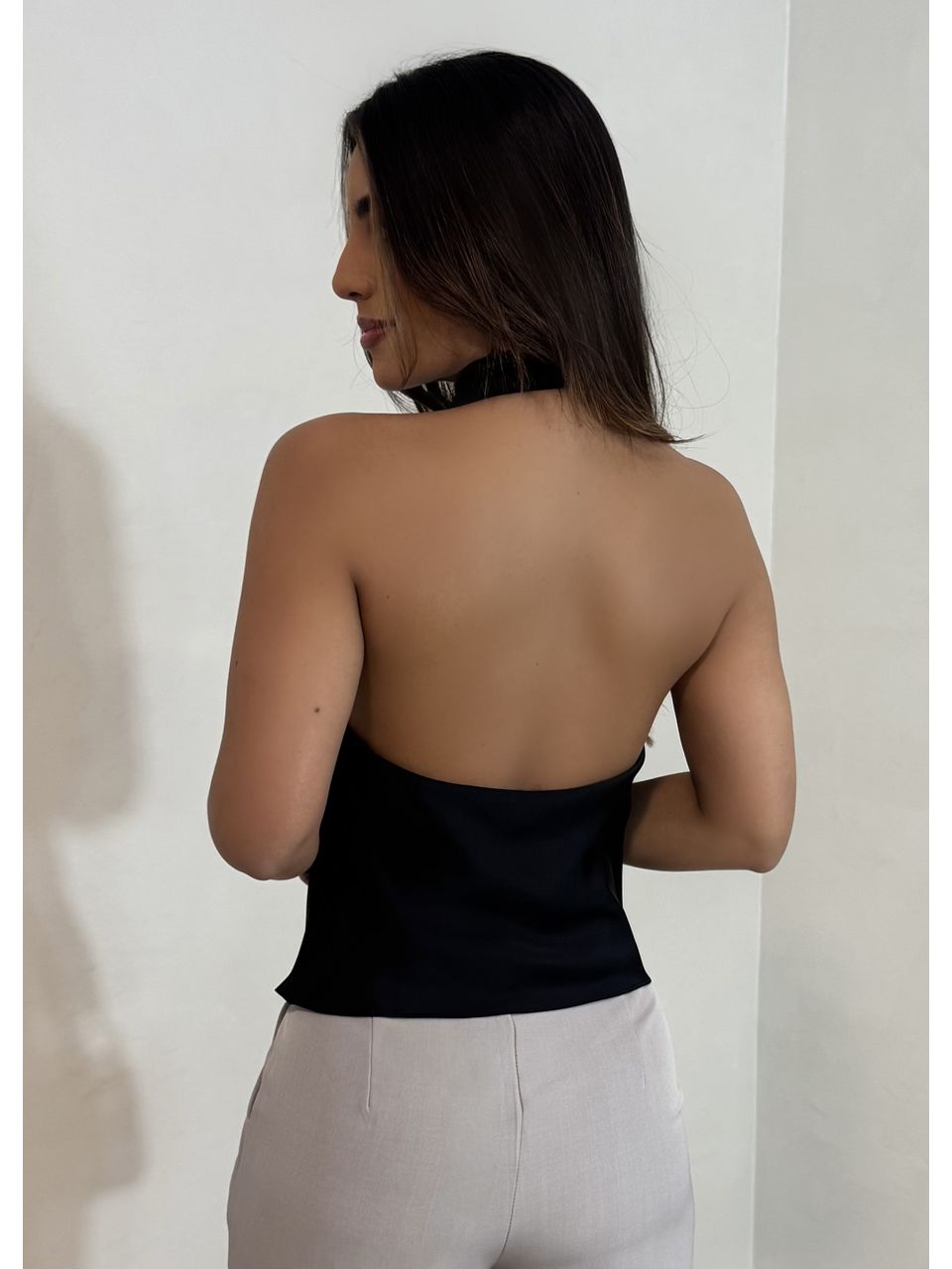 Blusa Acetinada Zahra