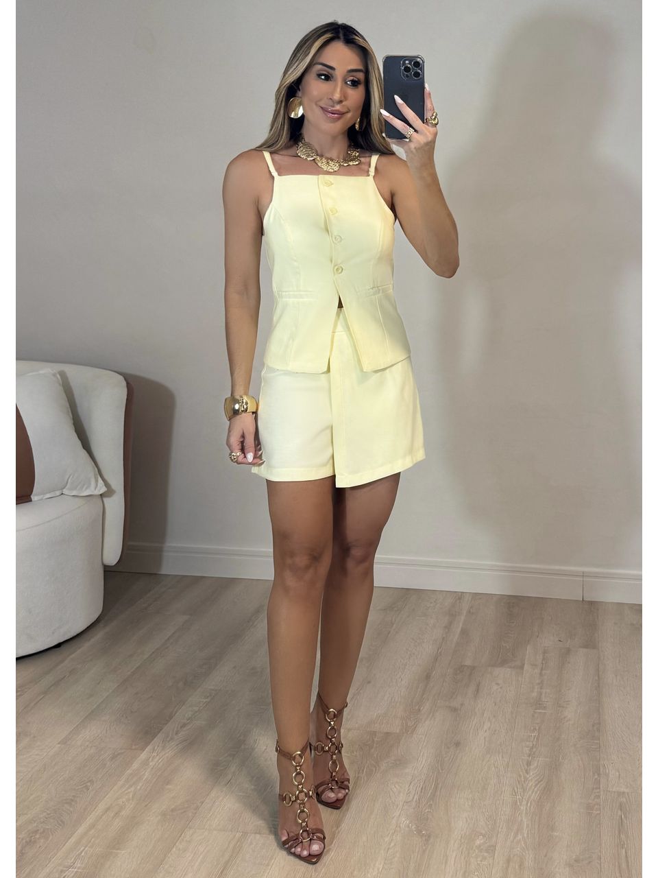 Conjunto Short Saia Cléo