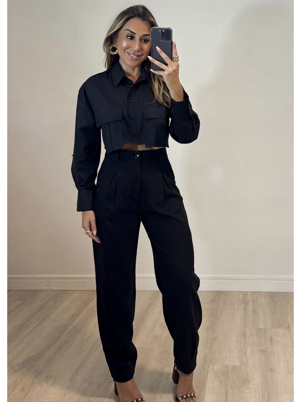 Calça Slouchy Alfaiataria.
