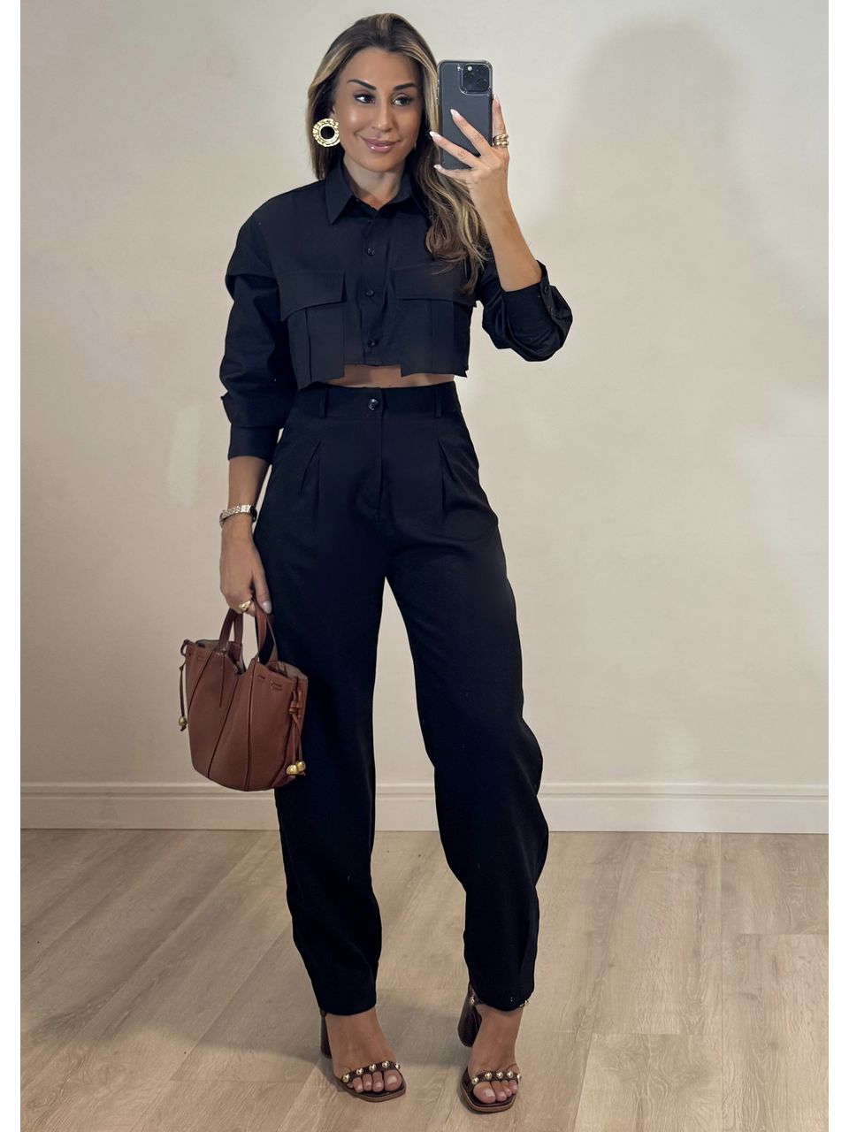 Calça Slouchy Alfaiataria.