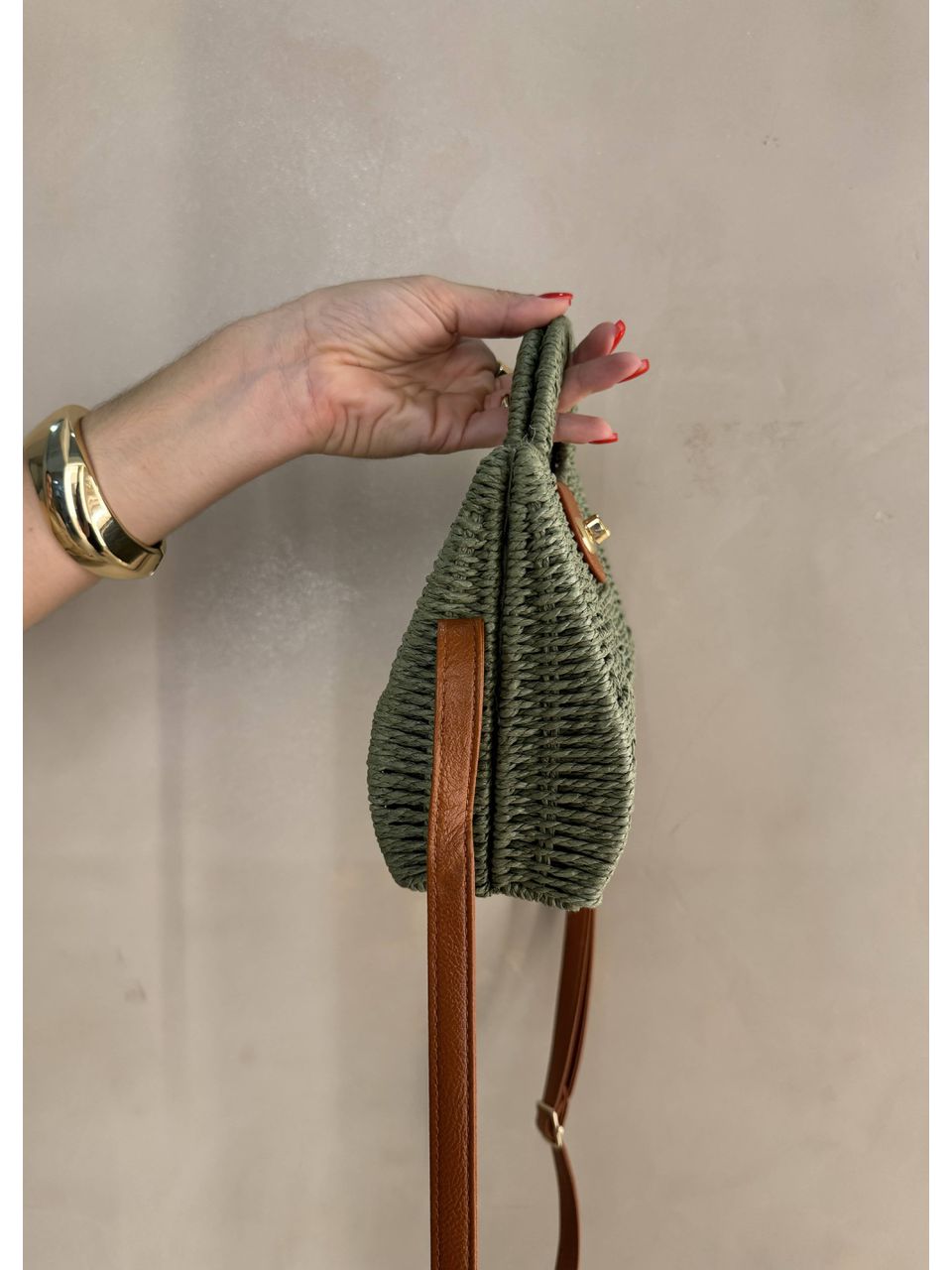 Mini Bag Quadrada Verde