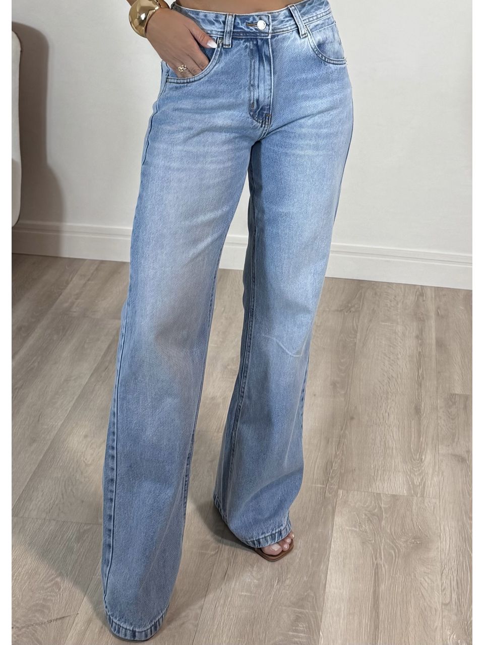 Calça Jeans wide Roberta 