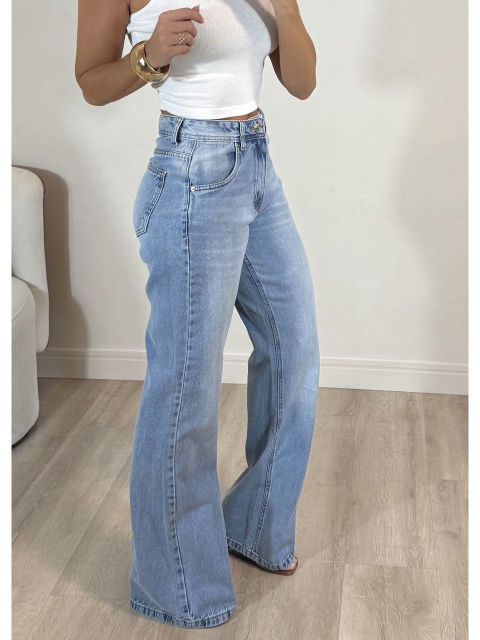 Calça Jeans wide Roberta 