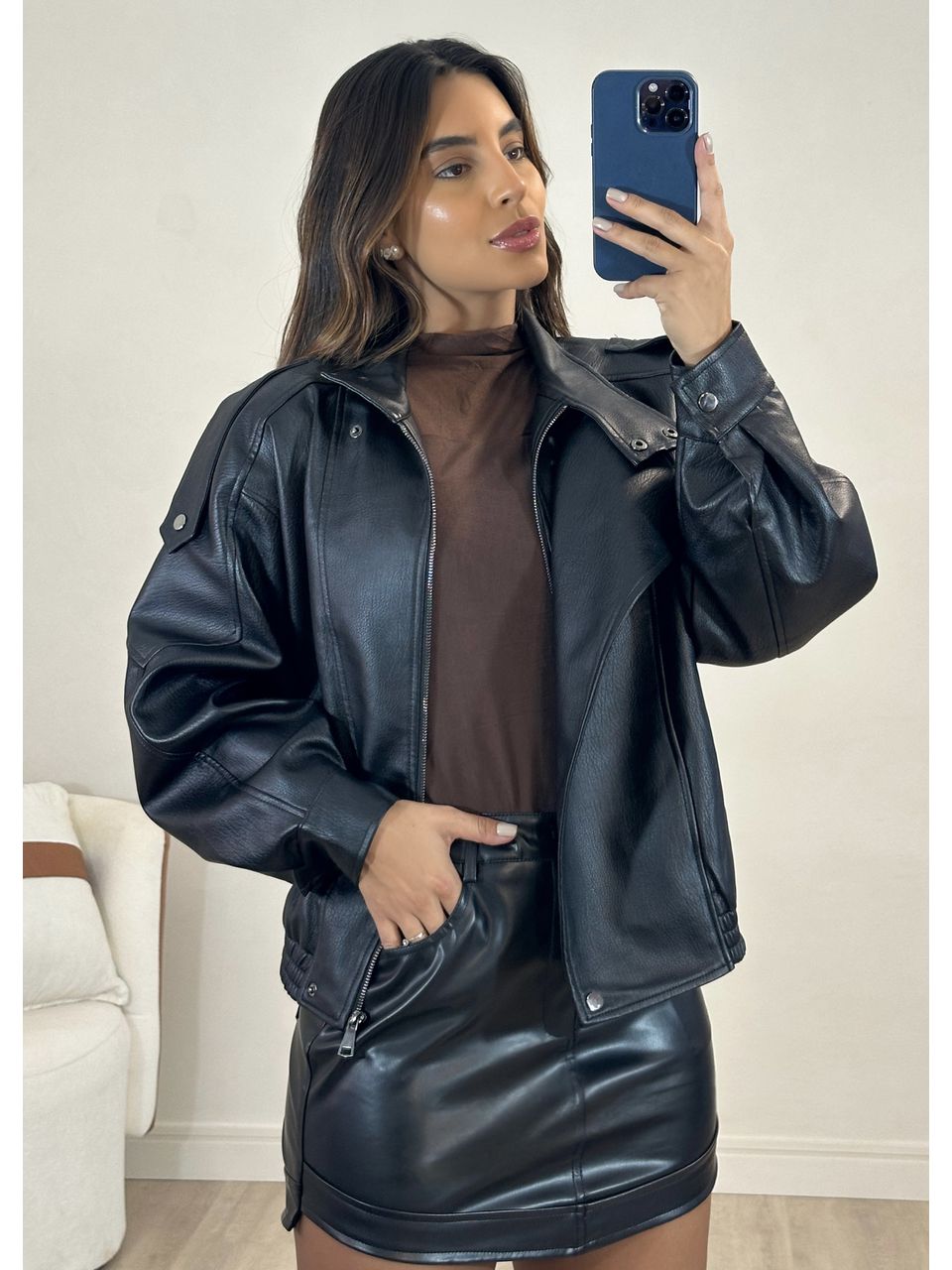Jaqueta Maxi Gola 