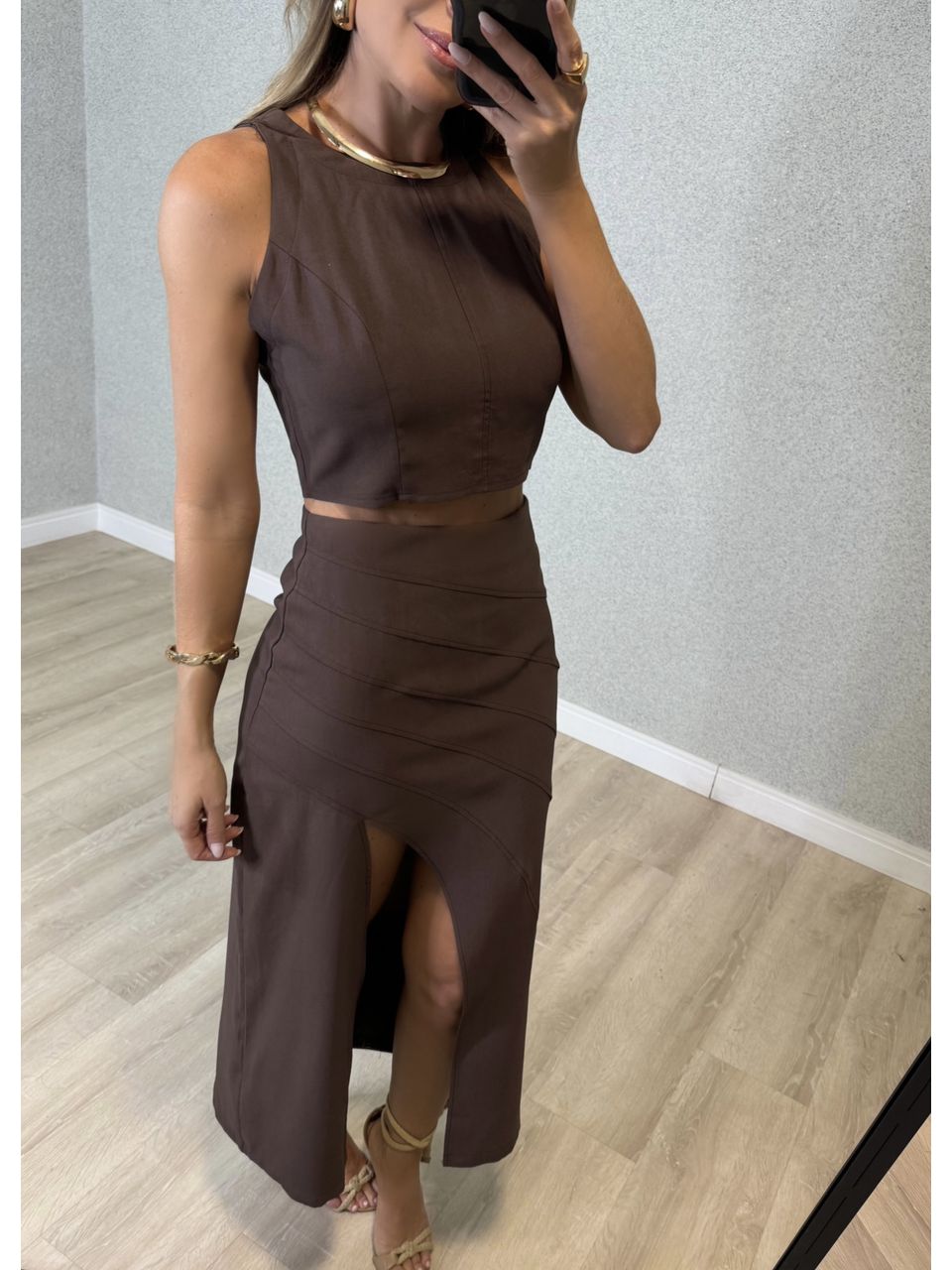 Conjunto Saia Karen