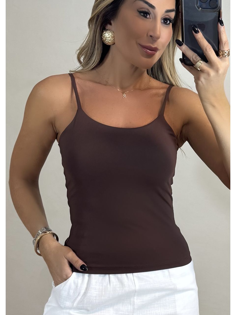 Blusa Poliamida Alcinha 
