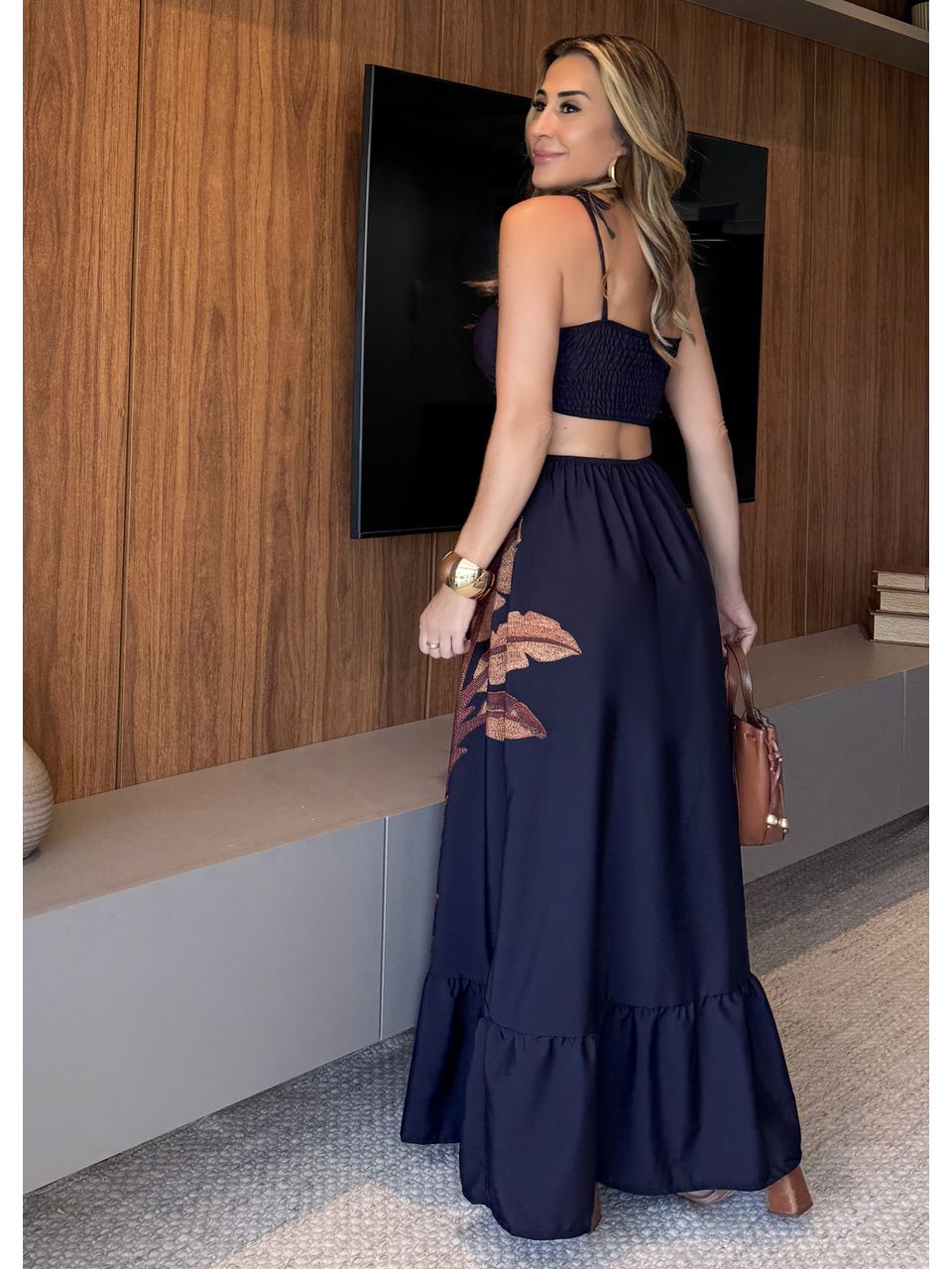 Vestido Recorte Porto