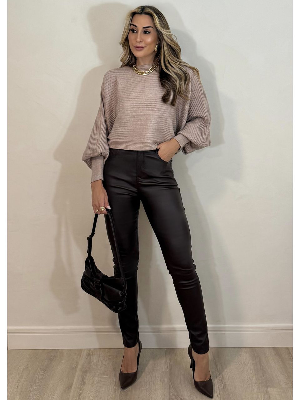 Calça PU Morana