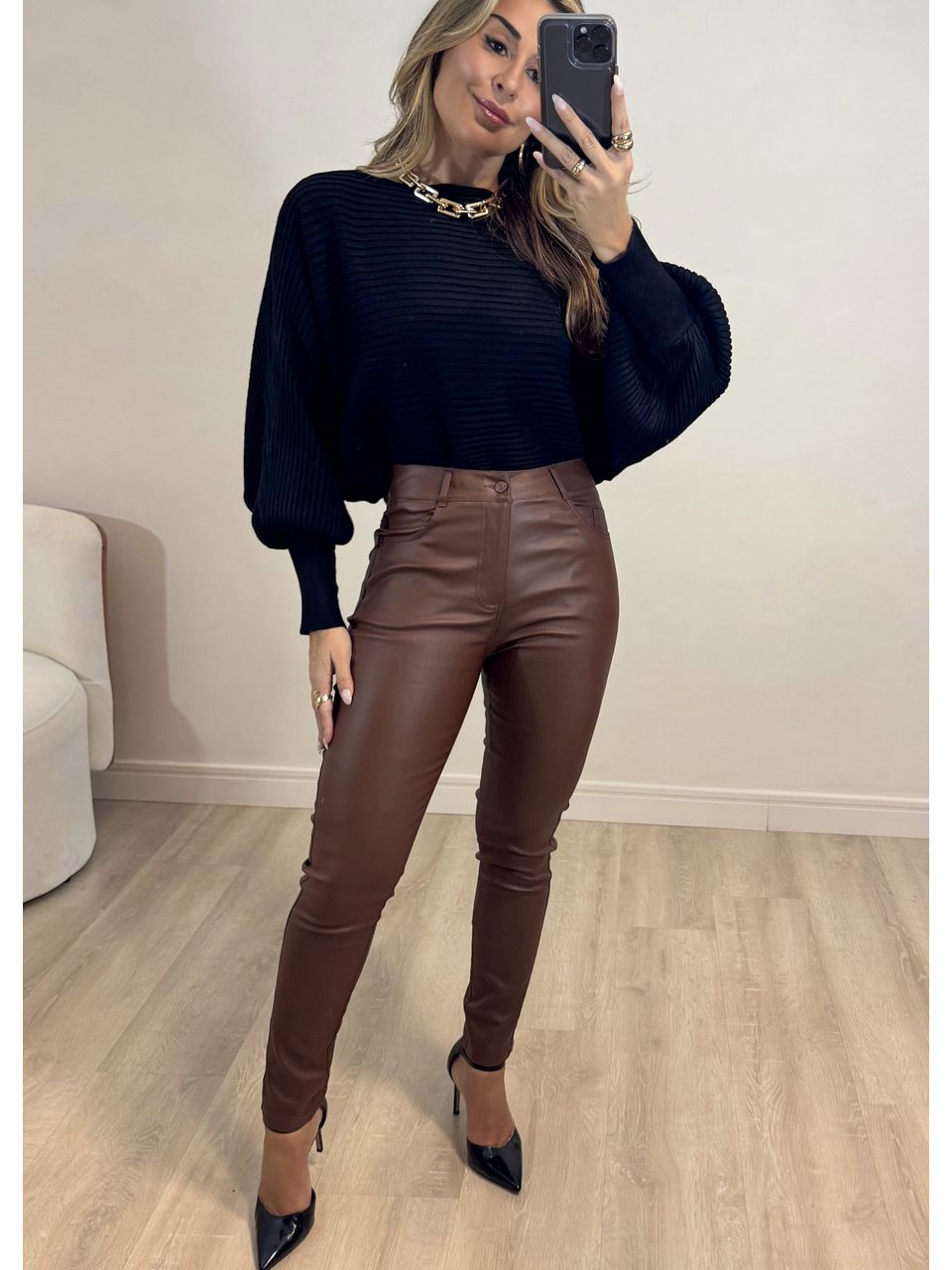 Calça PU Morana 