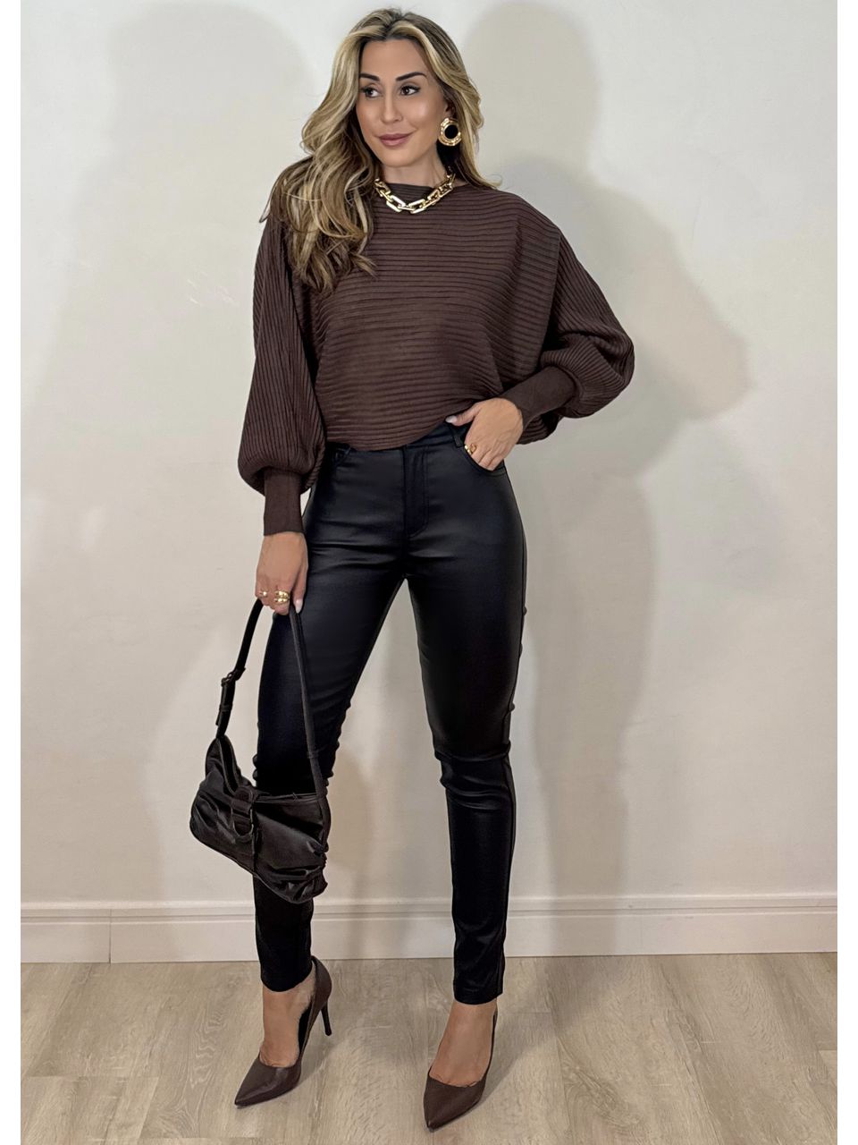 Calça PU Morana