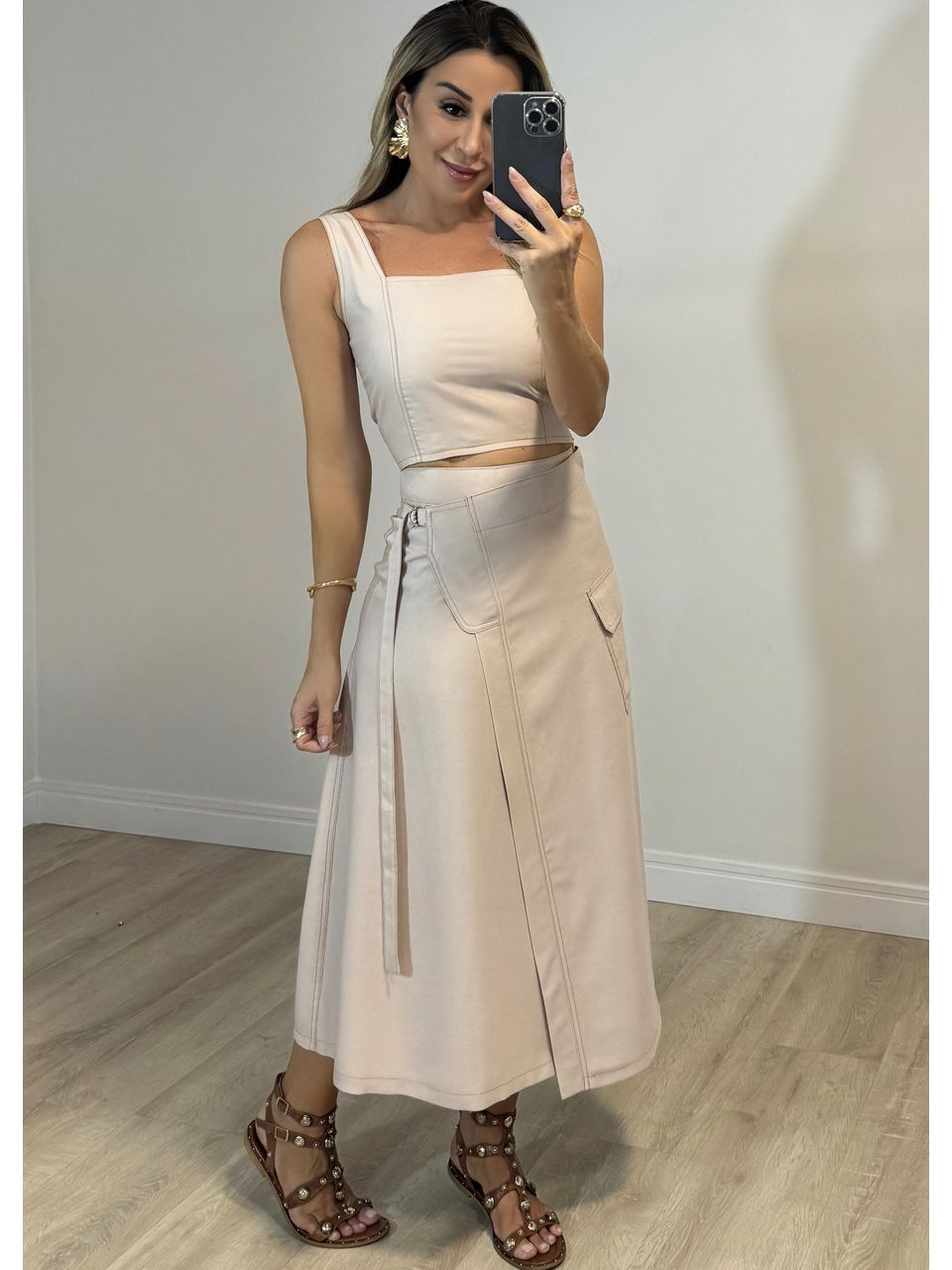 Conjunto Saia Brizza