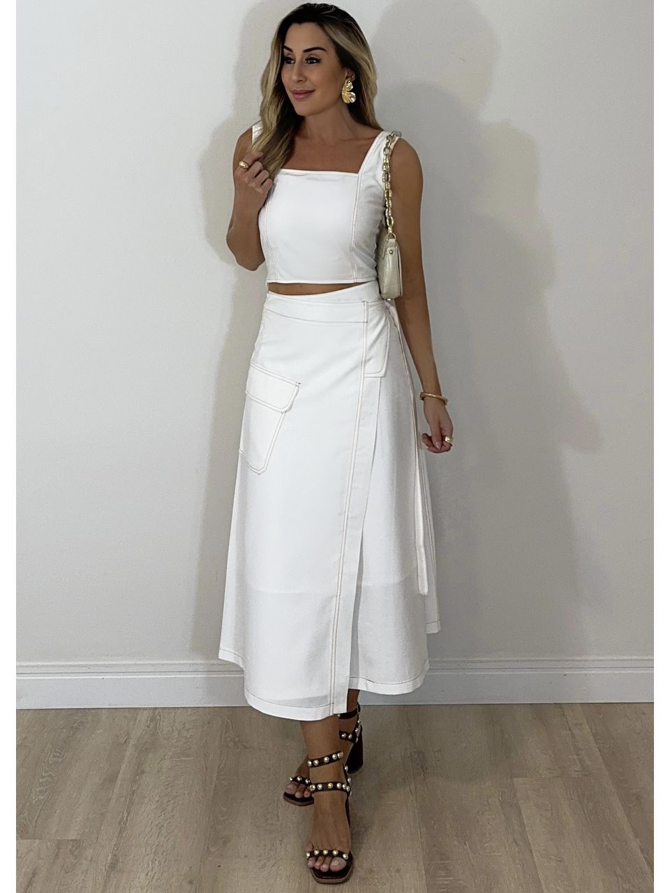 Conjunto Saia Brizza