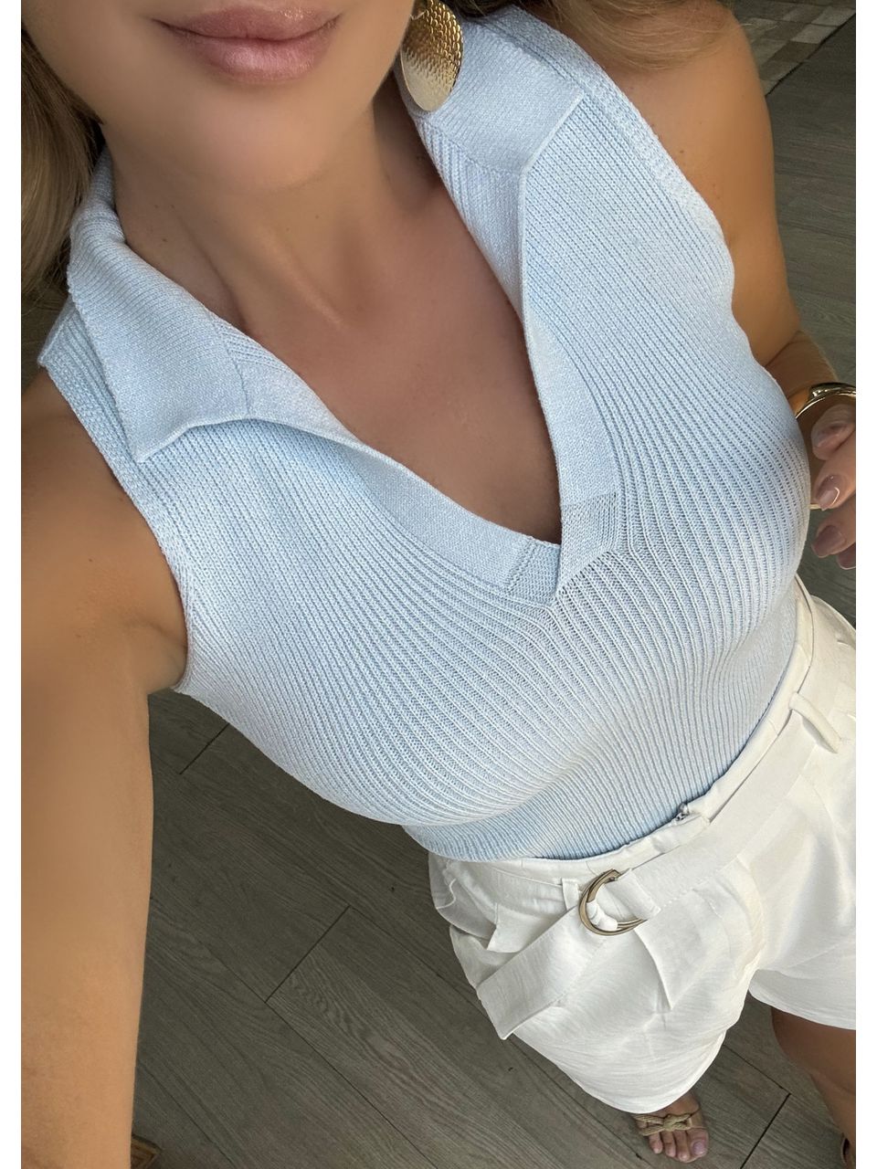Blusa Tricot Polo - 2120 - MADONNA BASIC
