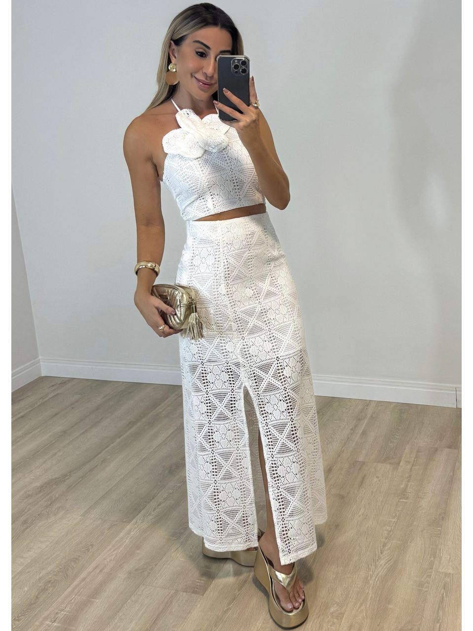 Conjunto Crochê Milagres