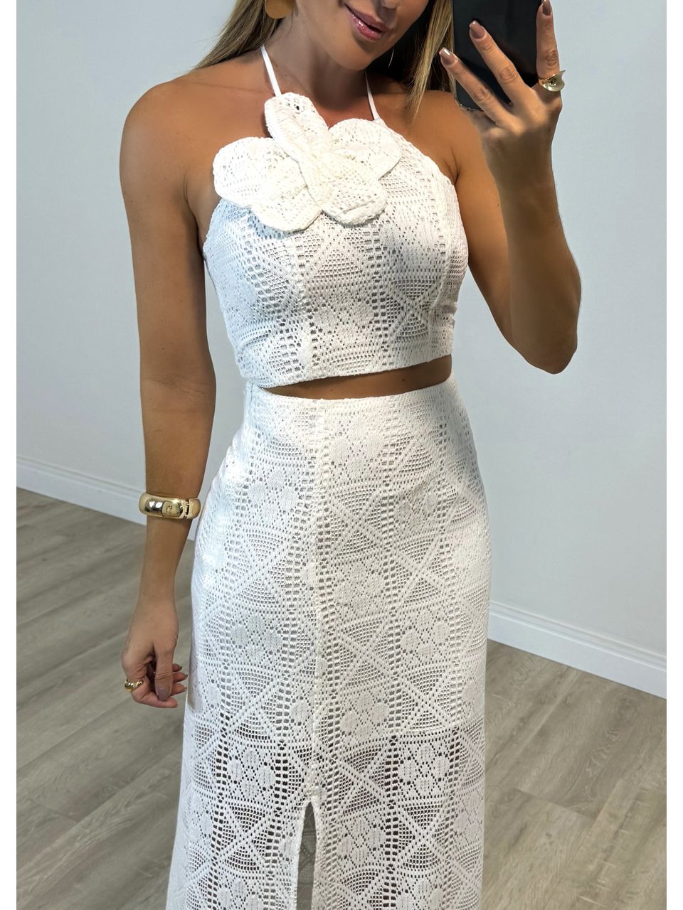 Conjunto Crochê Milagres