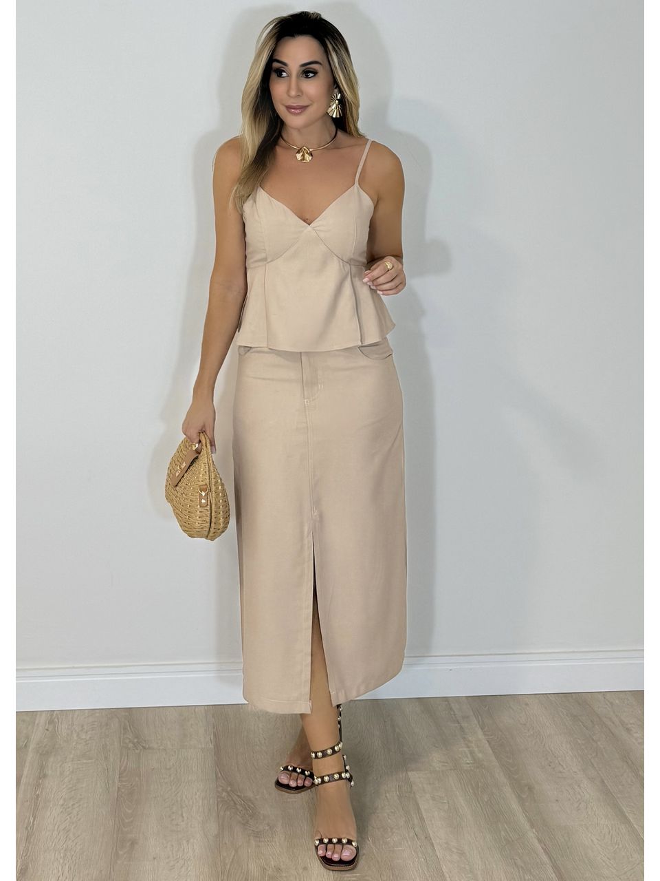 Conjunto Saia Aurora - 2132 - MADONNA BASIC