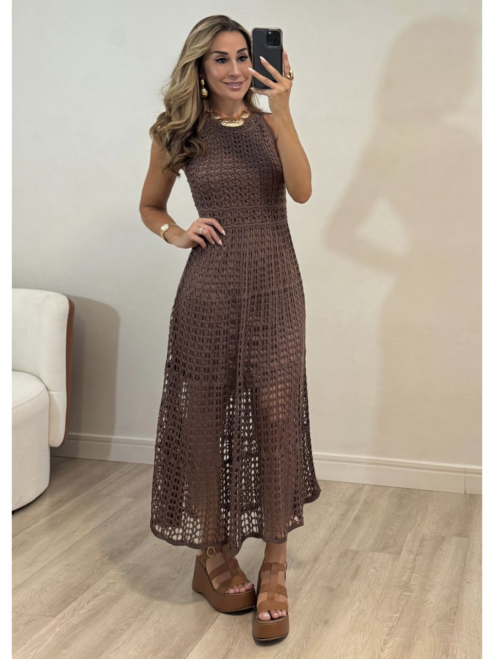 Vestido Trico Magnolia 
