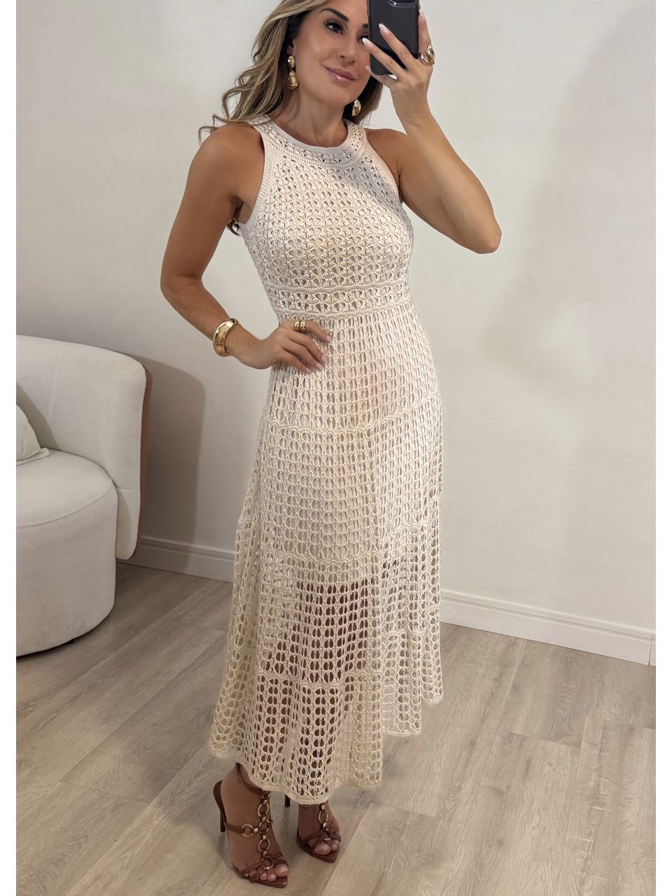 Vestido Trico Magnolia