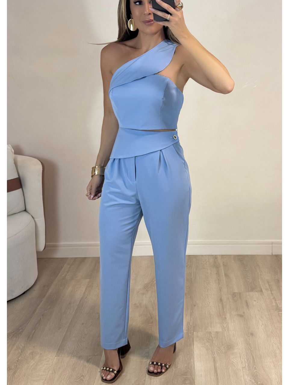 Conjunto Top Olívia