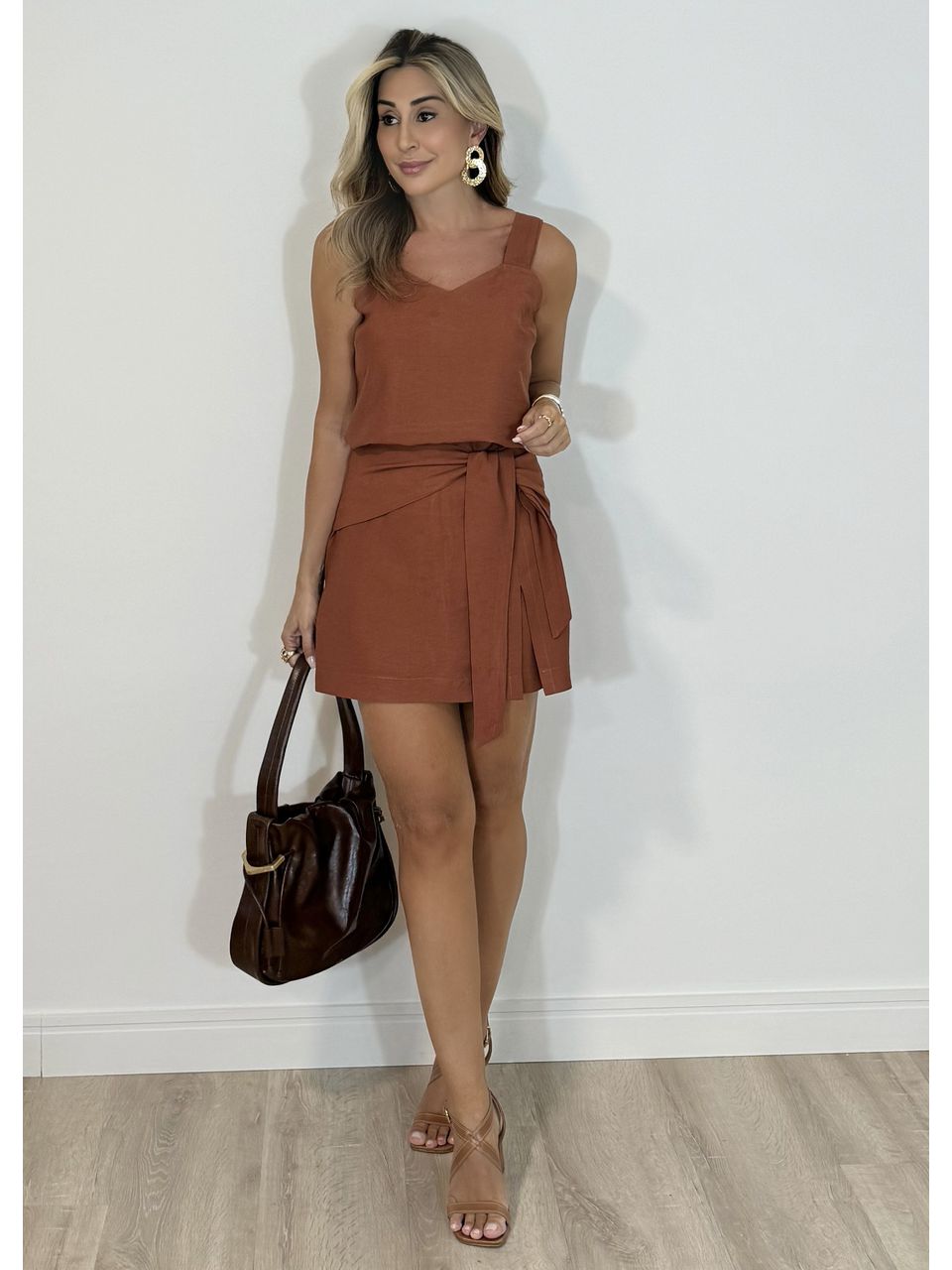 Conjunto Short Saia Eva - 2125 - MADONNA BASIC