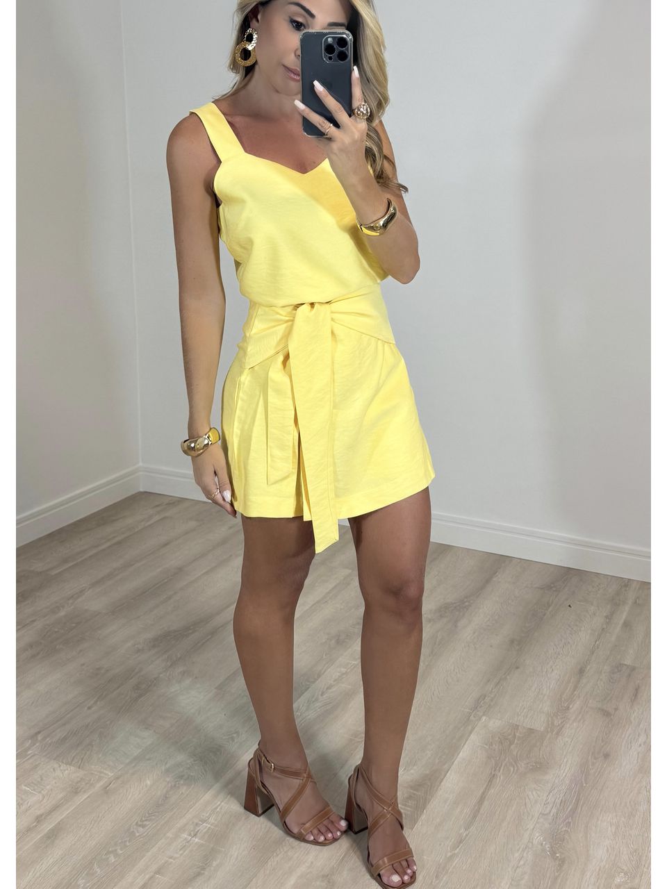 Conjunto Short Saia Eva