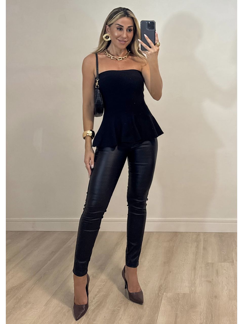 Top Tricot Tomara Que Caia