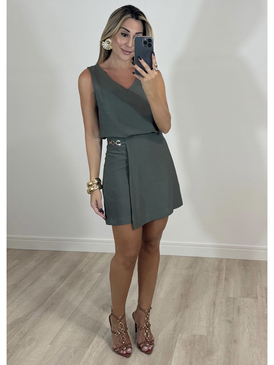 Conjunto Short Saia Liz 