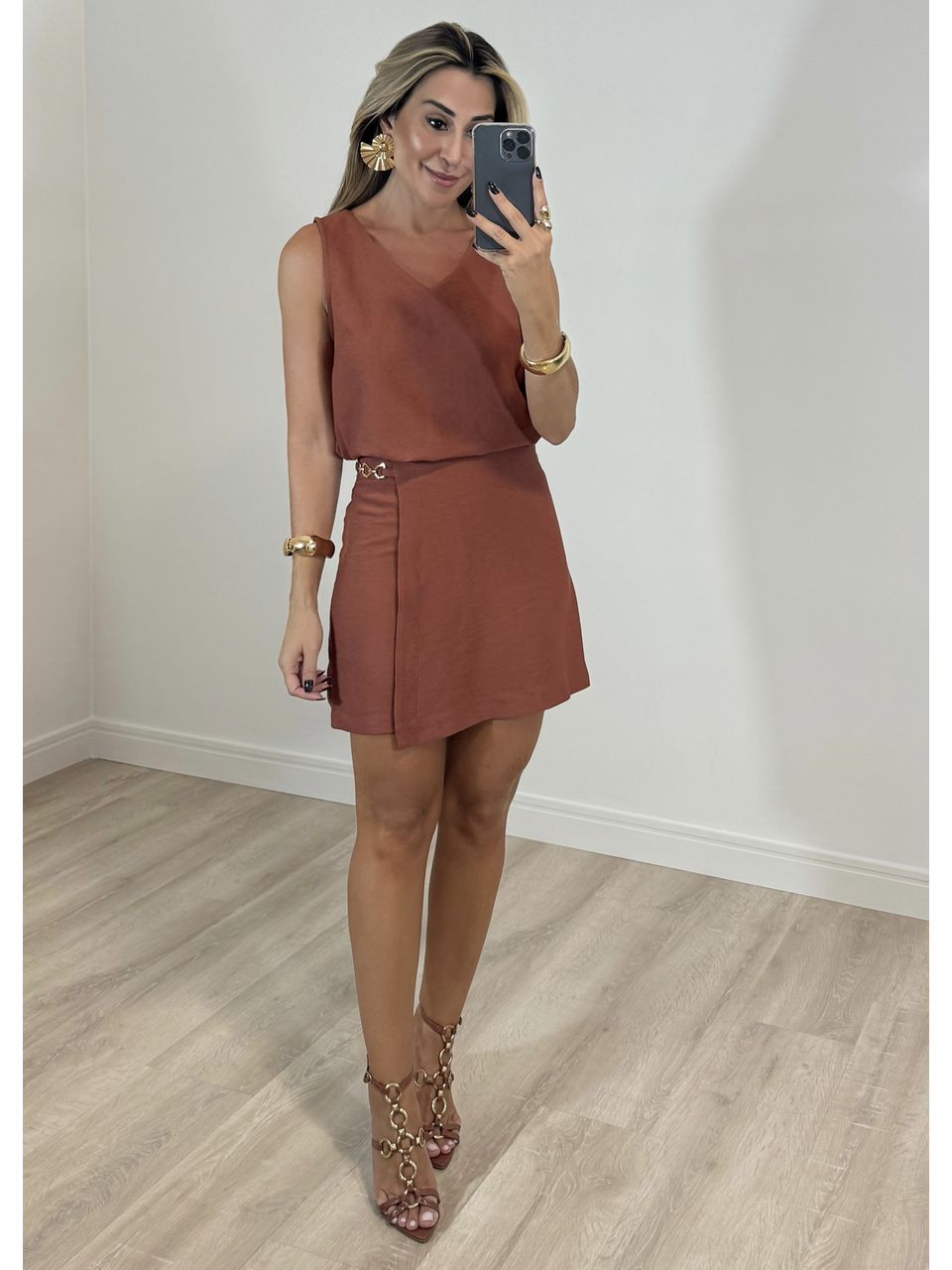 Conjunto Short Saia Liz 