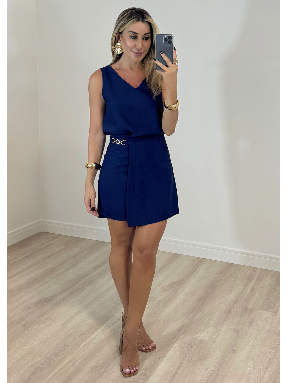 Conjunto Short Saia Liz - 2171 - MADONNA BASIC
