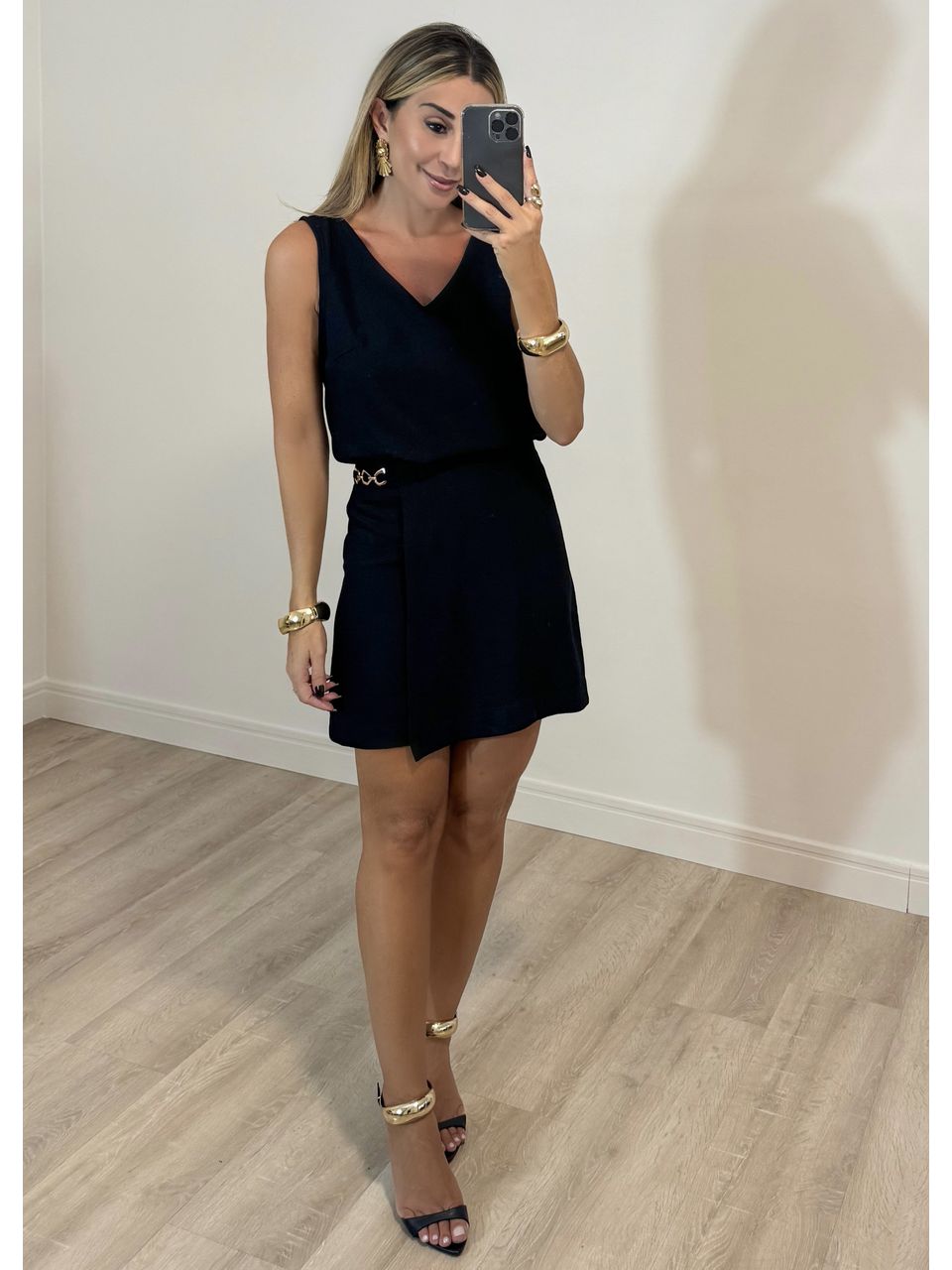 Conjunto Short Saia Liz - 2170 - MADONNA BASIC