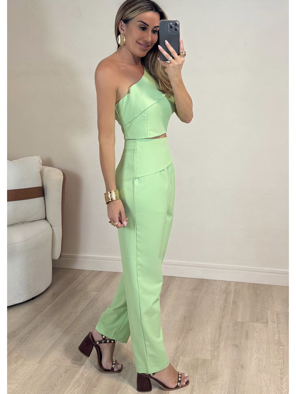 Conjunto Top Olívia