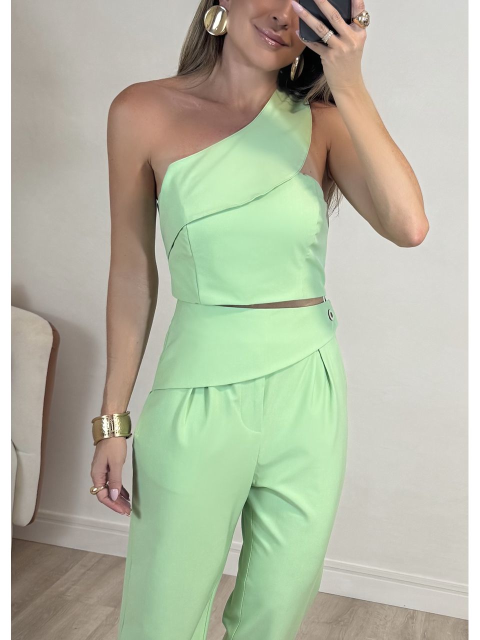 Conjunto Top Olívia