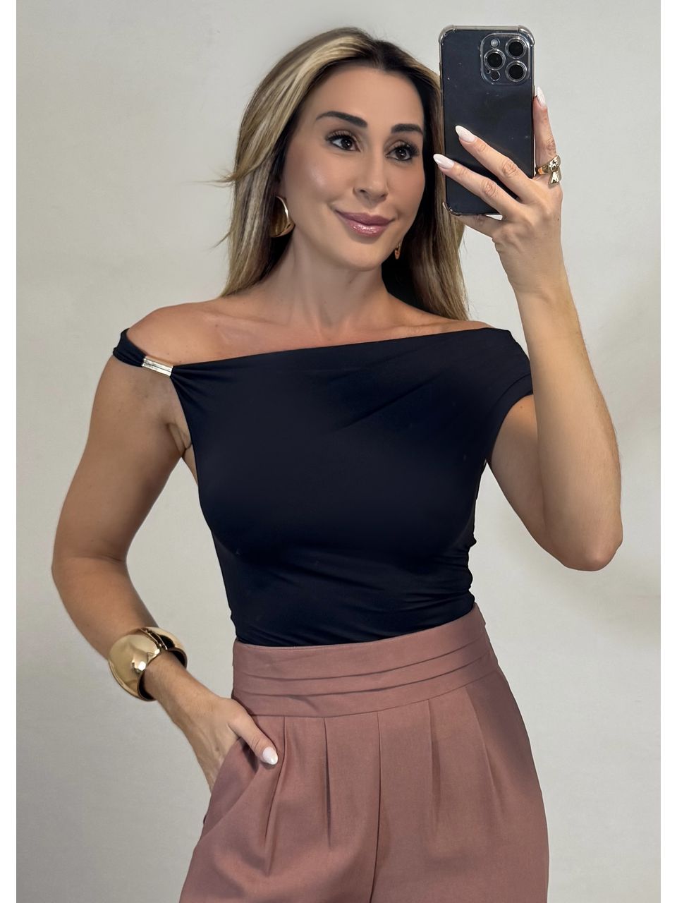 Blusa Poliamida Thaís - 3973 - MADONNA BASIC